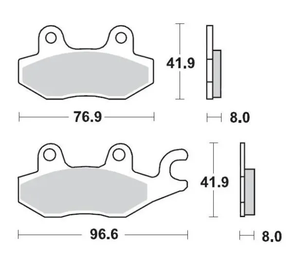 Brake Pads – 22 Compound - Rear 11 Compound