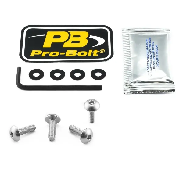 Aluminum Windshield Bolt Kits – Silver