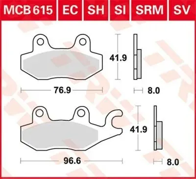 Disc Brake Pads – Mcb 615