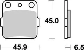 Brake Pads – Front 21 Compound Left