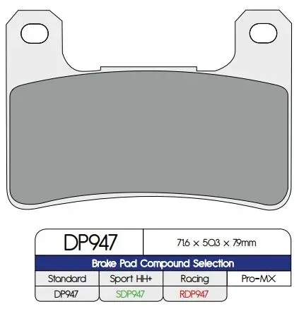 DP Brakes Dp Brakes – Front Pad
