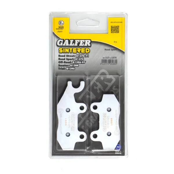 Galfer Brake Pads – Sintered Metal Street Compound (1370/1371) - Sintered Street Sport Front