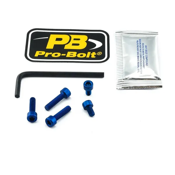 Aluminum Fuel Cap Screw Kits – Blue