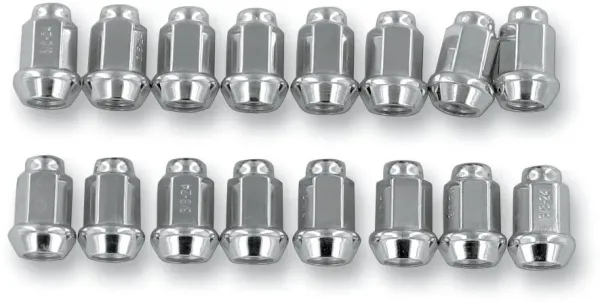 ITP Wheel Kit Accessories – / ”-24 TAPERED LUG NUT (BOX OF 16) - Fits all Polaris wheel and kit applications (except 550/570/850/1000 Sportsman and 900 Ranger XP); COLOR: Chrome