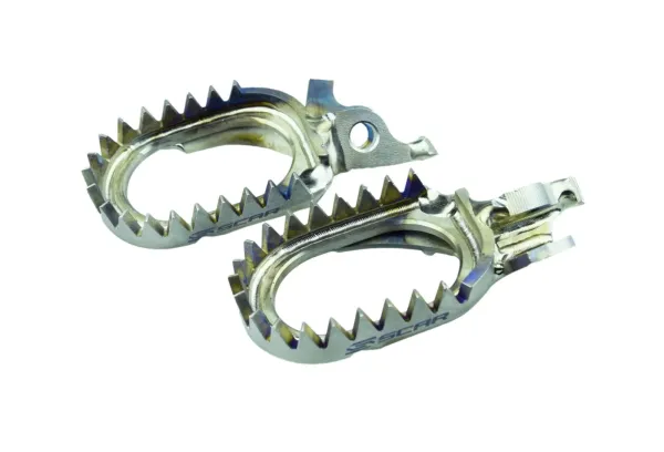 Scar FOOTPEGS MUD TITANIUM TRIUMPH TF250X
