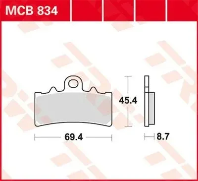 Disc Brake Pads – Mcb 834