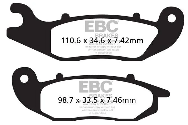 Brake Pads and Shoes – Application Chart - Front Pad/Shoe