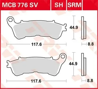 Disc Brake Pads – Mcb 776