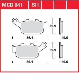 Disc Brake Pads – Mcb 841