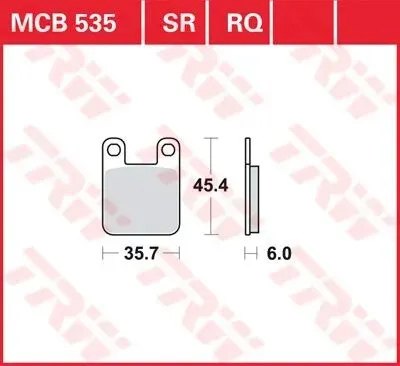 Disc Brake Pads – Mcb 535