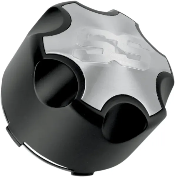 ITP Wheel Kit Accessories – SS ALLOY 4/110 AND 4/115 CAP - Fits all Arctic Cat wheel and kit applications; COLOR: Black/machined (ea.) (matches SS312, SS316 and System 6 cap)