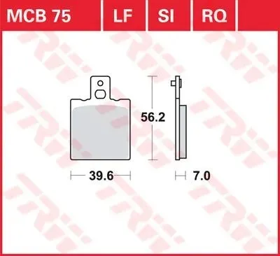 Disc Brake Pads – Mcb 75
