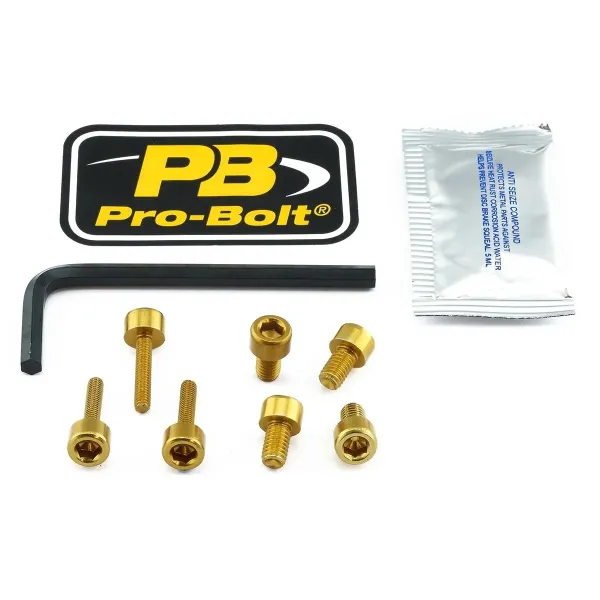 Aluminum Fuel Cap Screw Kits – Gold