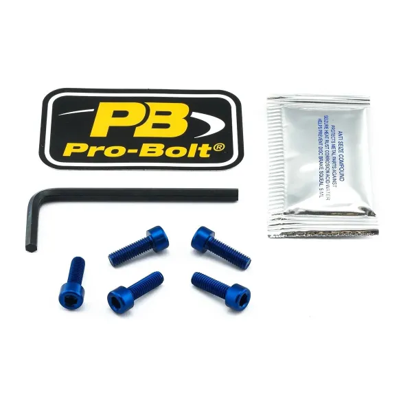 Aluminum Fuel Cap Screw Kits – Blue
