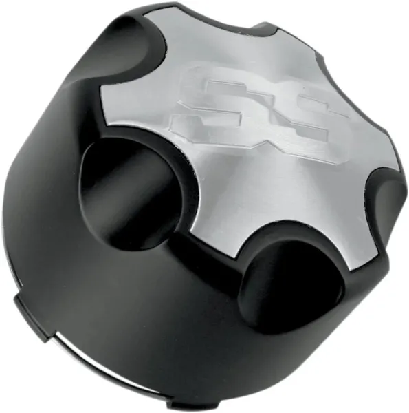 ITP Wheel Kit Accessories – SS ALLOY 4/156 CAP - Fits all Polaris wheel and kit applications; COLOR: Black/machined (ea.) (matches SS312, SS316 and System 6 cap)