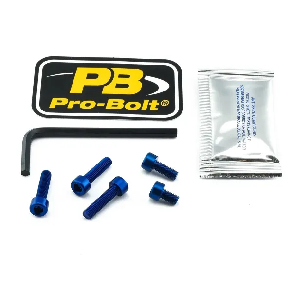 Aluminum Fuel Cap Screw Kits – Blue