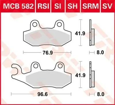 Disc Brake Pads – Mcb 582