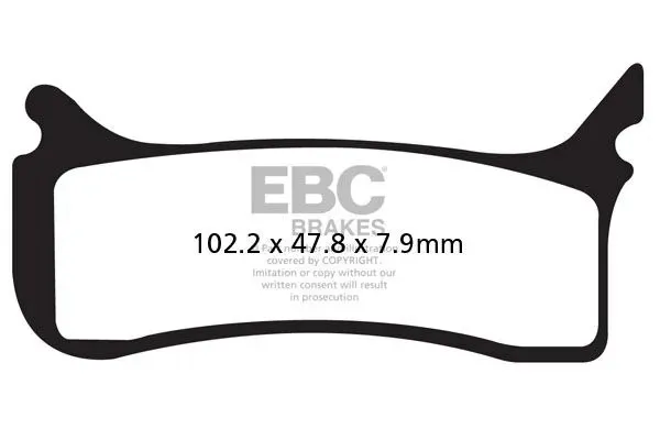 Brake Pads and Shoes – BEHRINGER - 6 Piston Supermoto Caliper; COMPOUND TYPE: EPFA