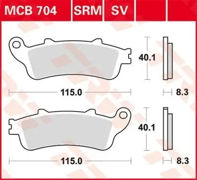 Disc Brake Pads – Mcb 704