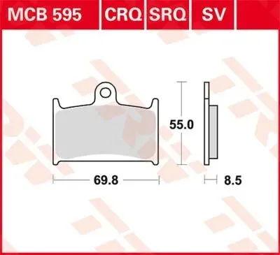 Disc Brake Pads – Mcb 595