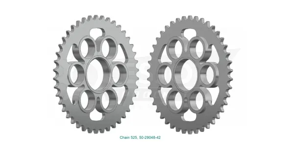 Front and Rear Sprockets – Rear