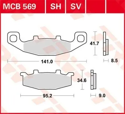 Disc Brake Pads – Mcb 569