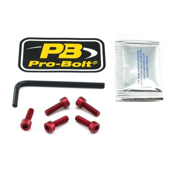 Aluminum Fuel Cap Screw Kits – Red