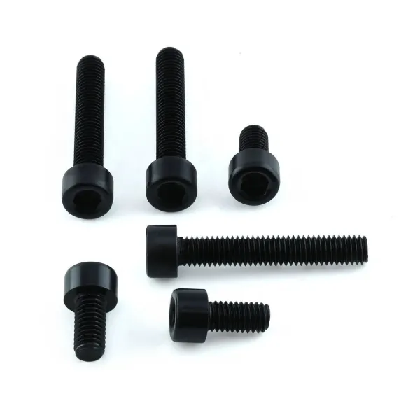 Aluminum Fuel Cap Screw Kits – Black