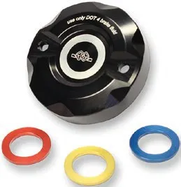 Gilles Tooling BRAKE FLUID CONTAINER COVER, FRONT BLACK