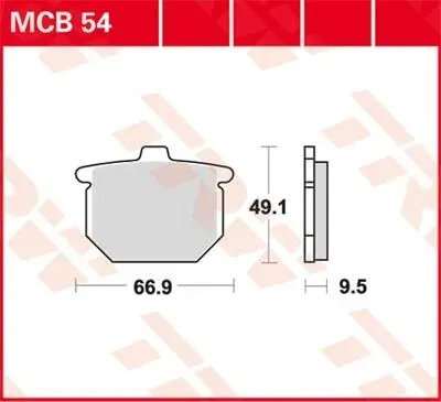 Disc Brake Pads – Mcb 54
