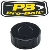 Aluminum Reservoir Round Clutch Caps – Black