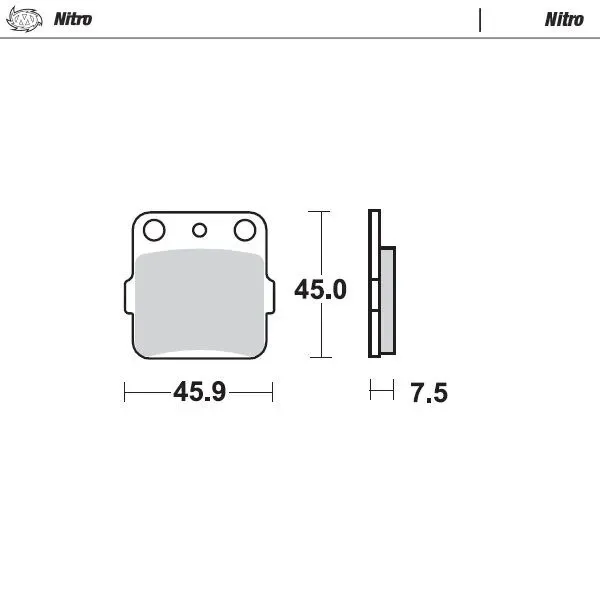 Brake Pads – 22 Compound - Front 21 Compound Left