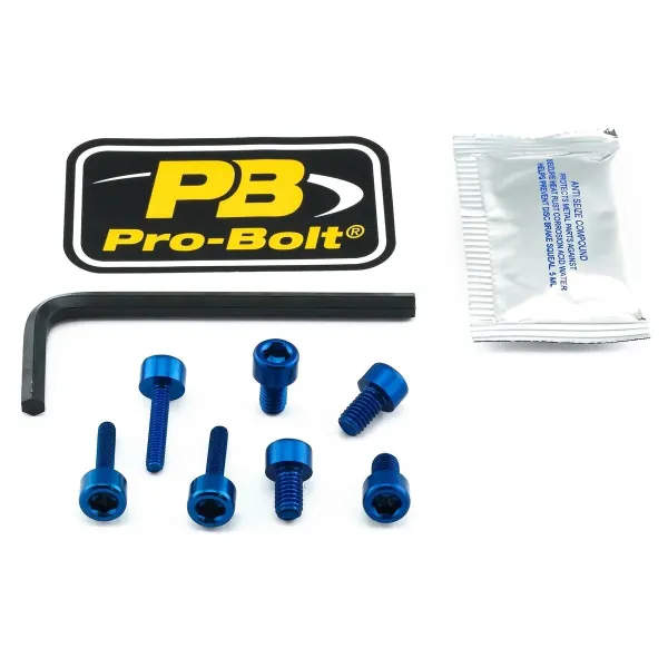 Aluminum Fuel Cap Screw Kits – Blue