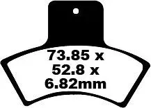 Brake Pads and Shoes – Rear Pad or Shoe