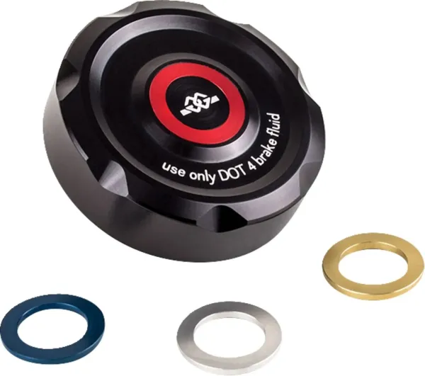 Gilles Tooling BRAKE FLUID CONTAINER COVER, FRONT BLACK