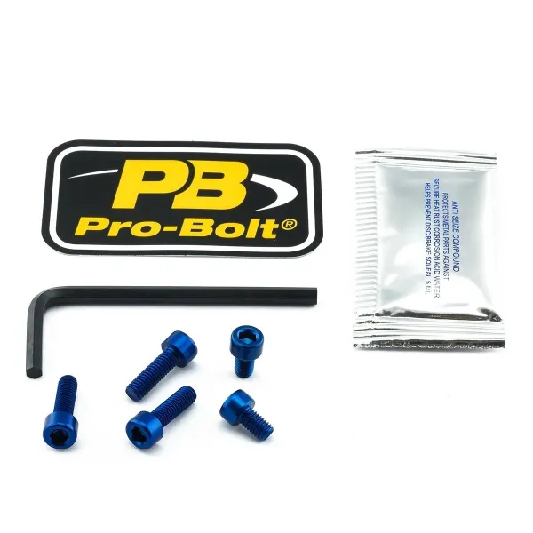 Aluminum Fuel Cap Screw Kits – Blue