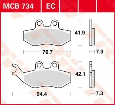 Disc Brake Pads – Mcb 734