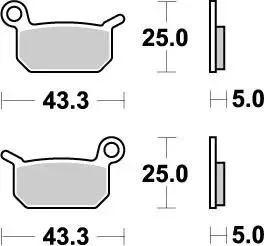 Brake Pads – Front 21 Compound