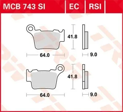 Disc Brake Pads – MCB743