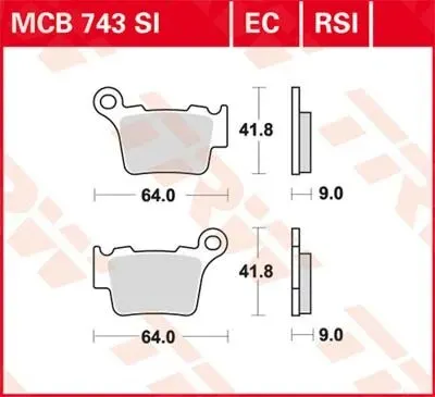 Disc Brake Pads – MCB743