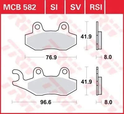 Disc Brake Pads – Mcb 582
