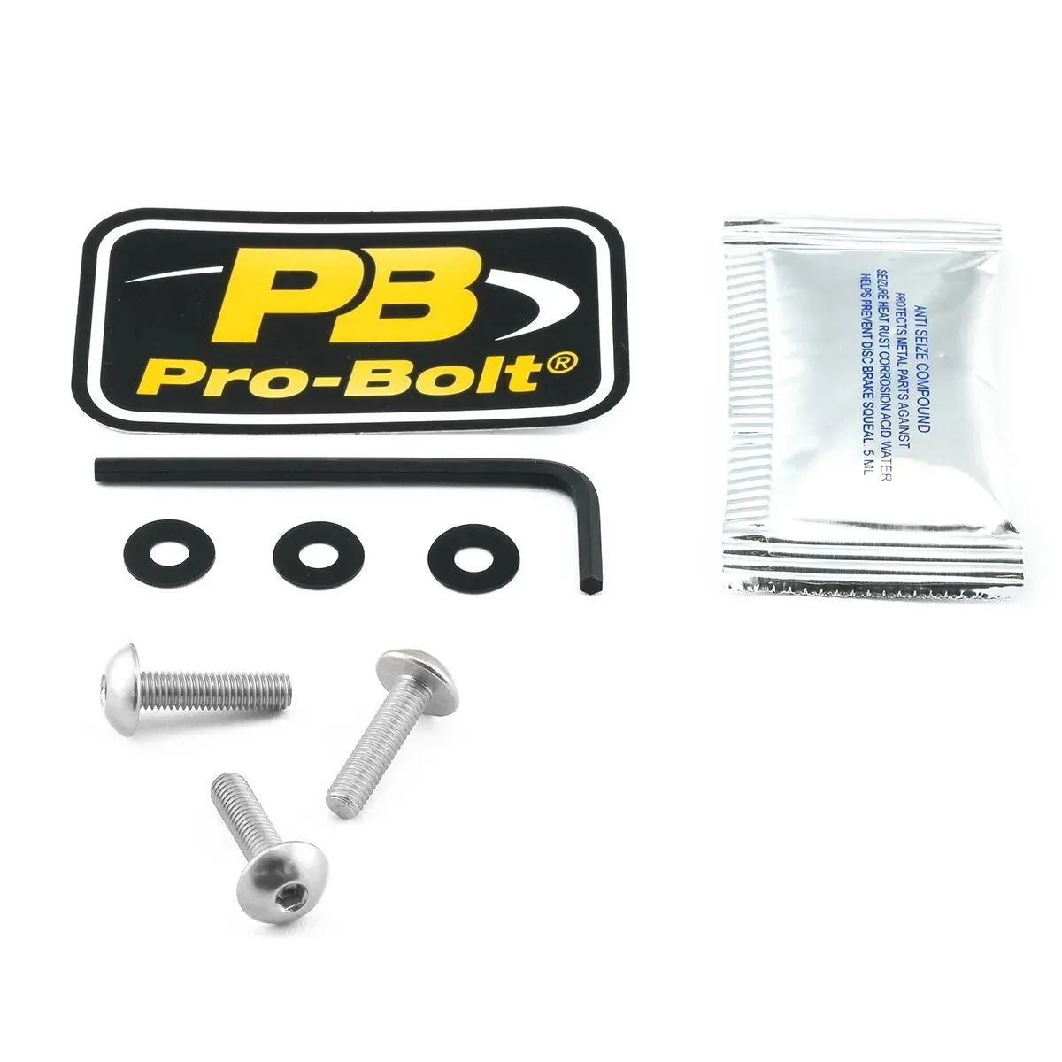 Aluminum Windshield Bolt Kits – Silver