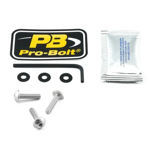 Aluminum Windshield Bolt Kits – Silver