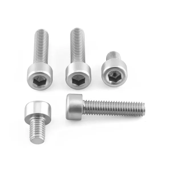 Aluminum Fuel Cap Screw Kits – Silver