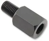 Universal Mirror Adapters and Risers – Risers - Black; Male Thread: 10 mm; Female Thread: 10 mm