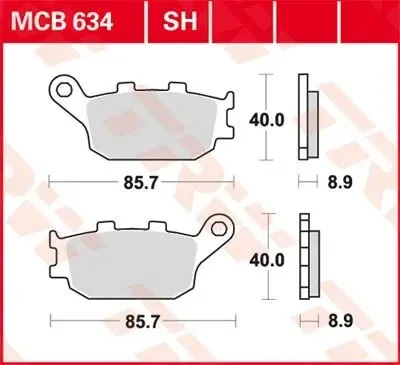 Disc Brake Pads – Mcb 634