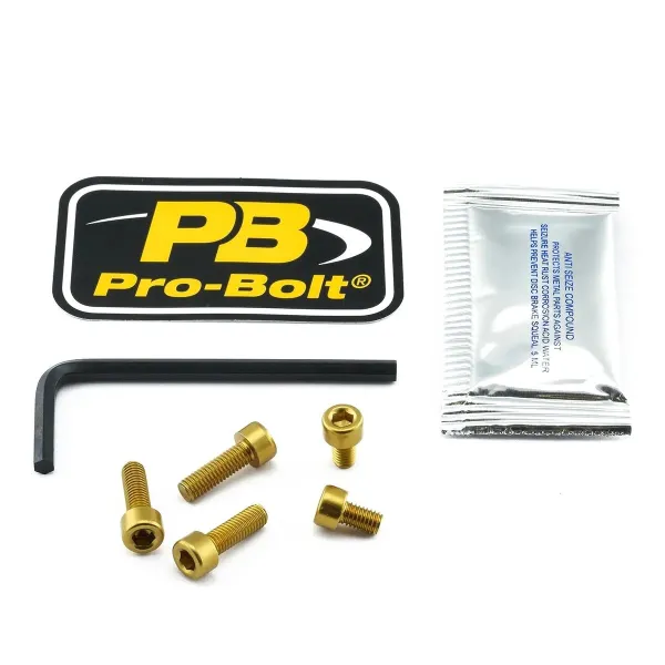 Aluminum Fuel Cap Screw Kits – Gold