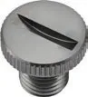 Mirror Plug Bolts – 17 MM X 11 MM SLOTTED HEAD - Gunmetal left mirror plug bolt