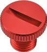 Mirror Plug Bolts – 17 MM X 11 MM SLOTTED HEAD - Red left mirror plug bolt