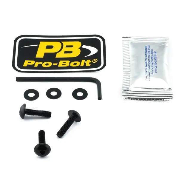 Aluminum Windshield Bolt Kits – Black